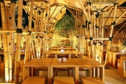 Bamboo house in Vietnam